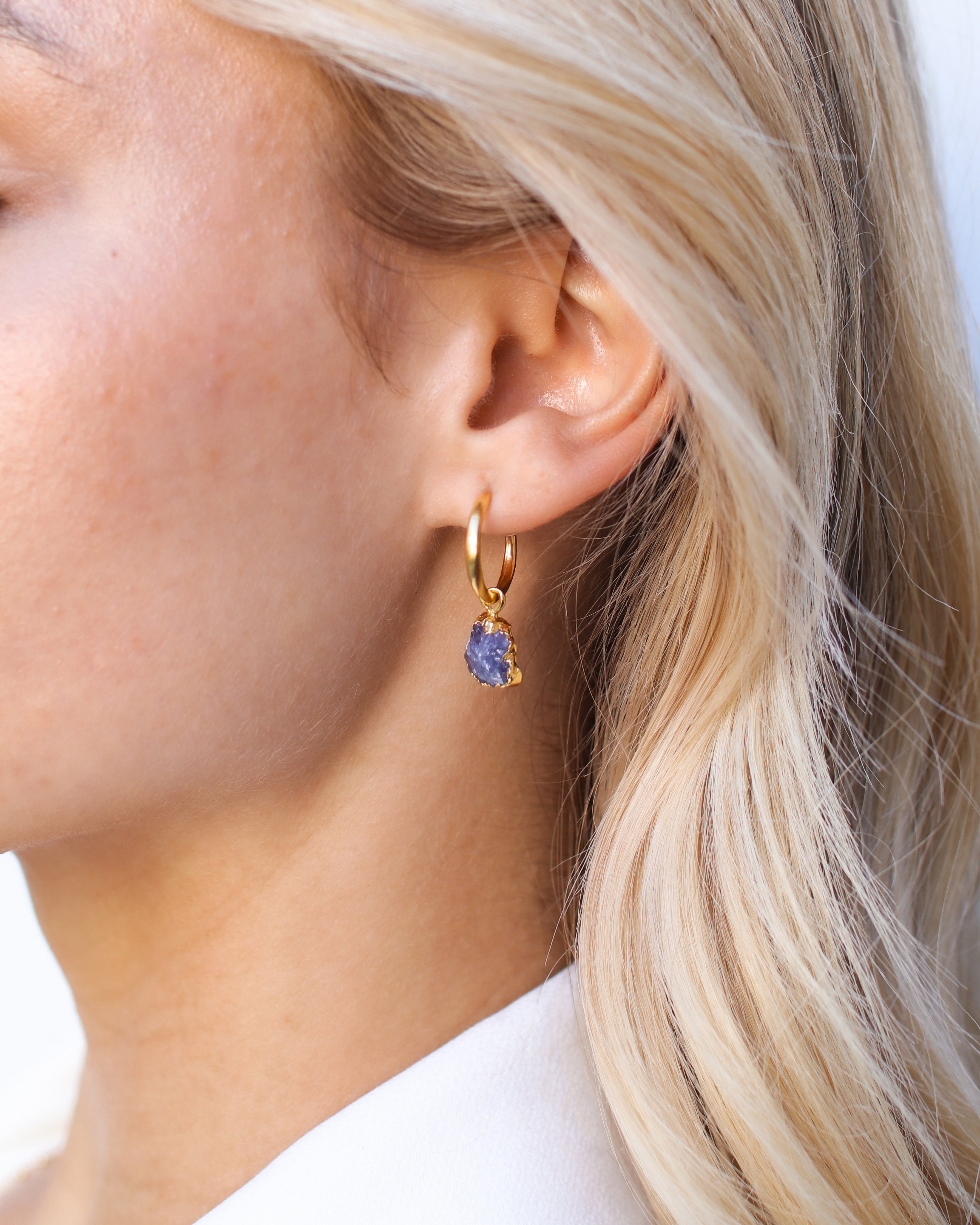 December | Tanzanite Birthstone Earrings