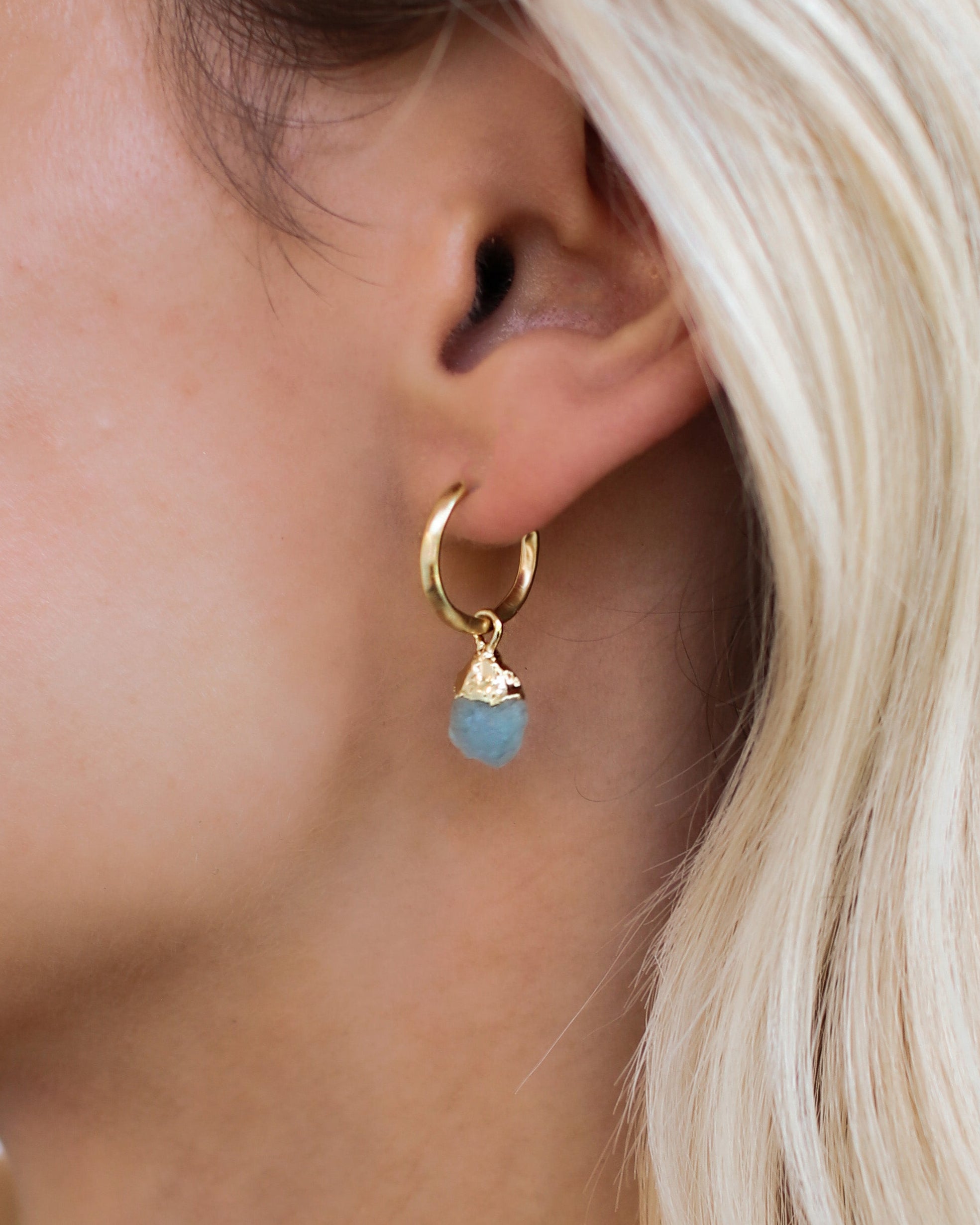 March | Aquamarine Earrings