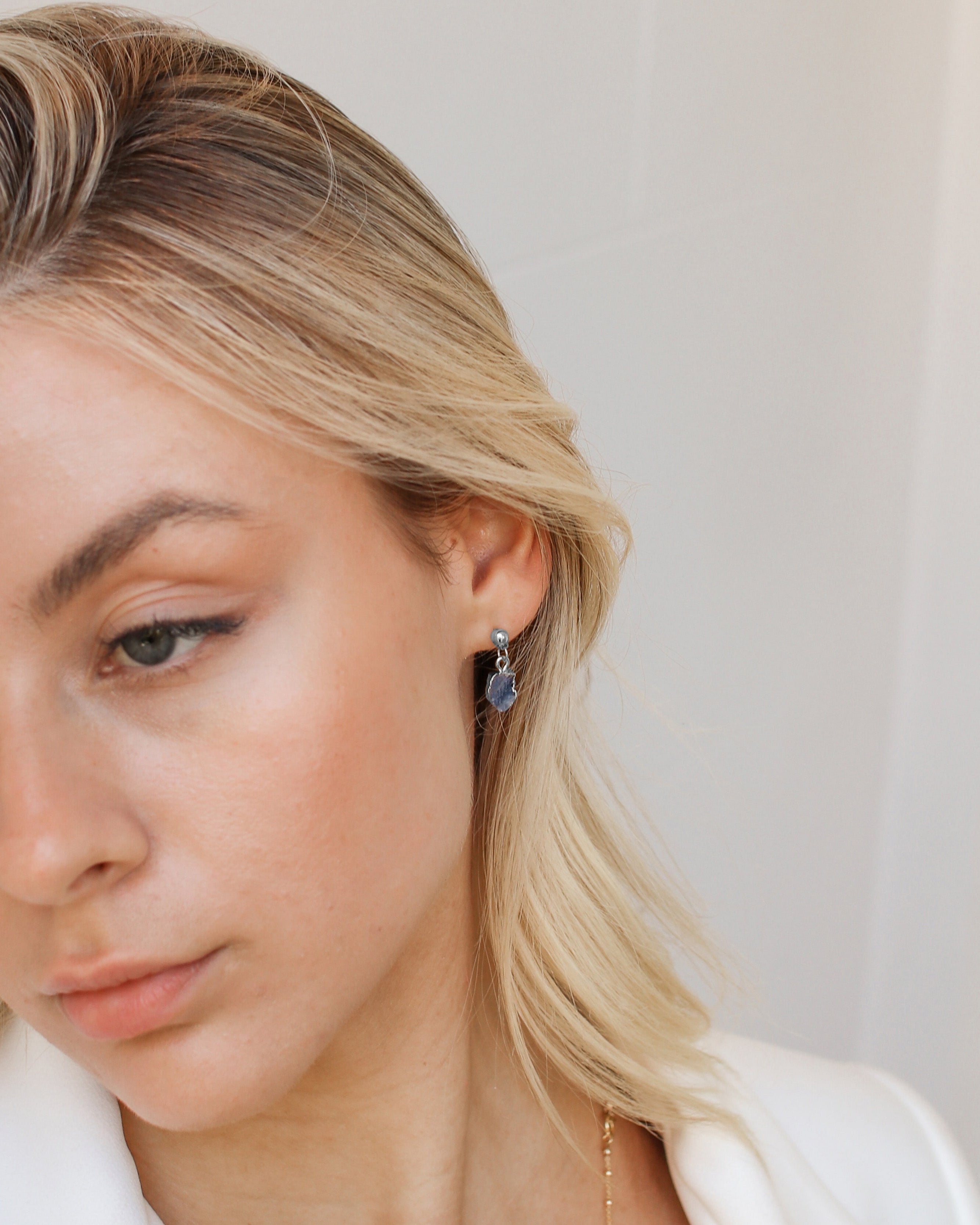 September | Sapphire Birthstone Earrings