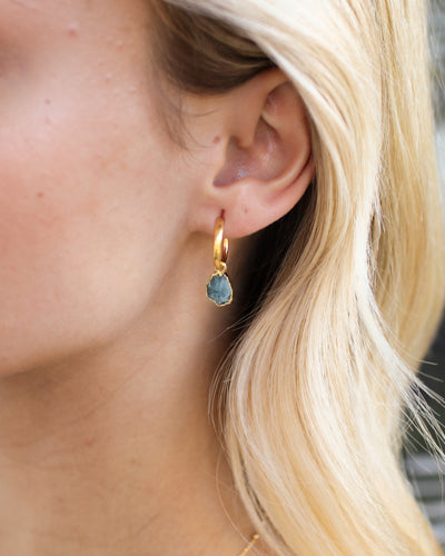 Aquamarine Earrings | March Birthstone