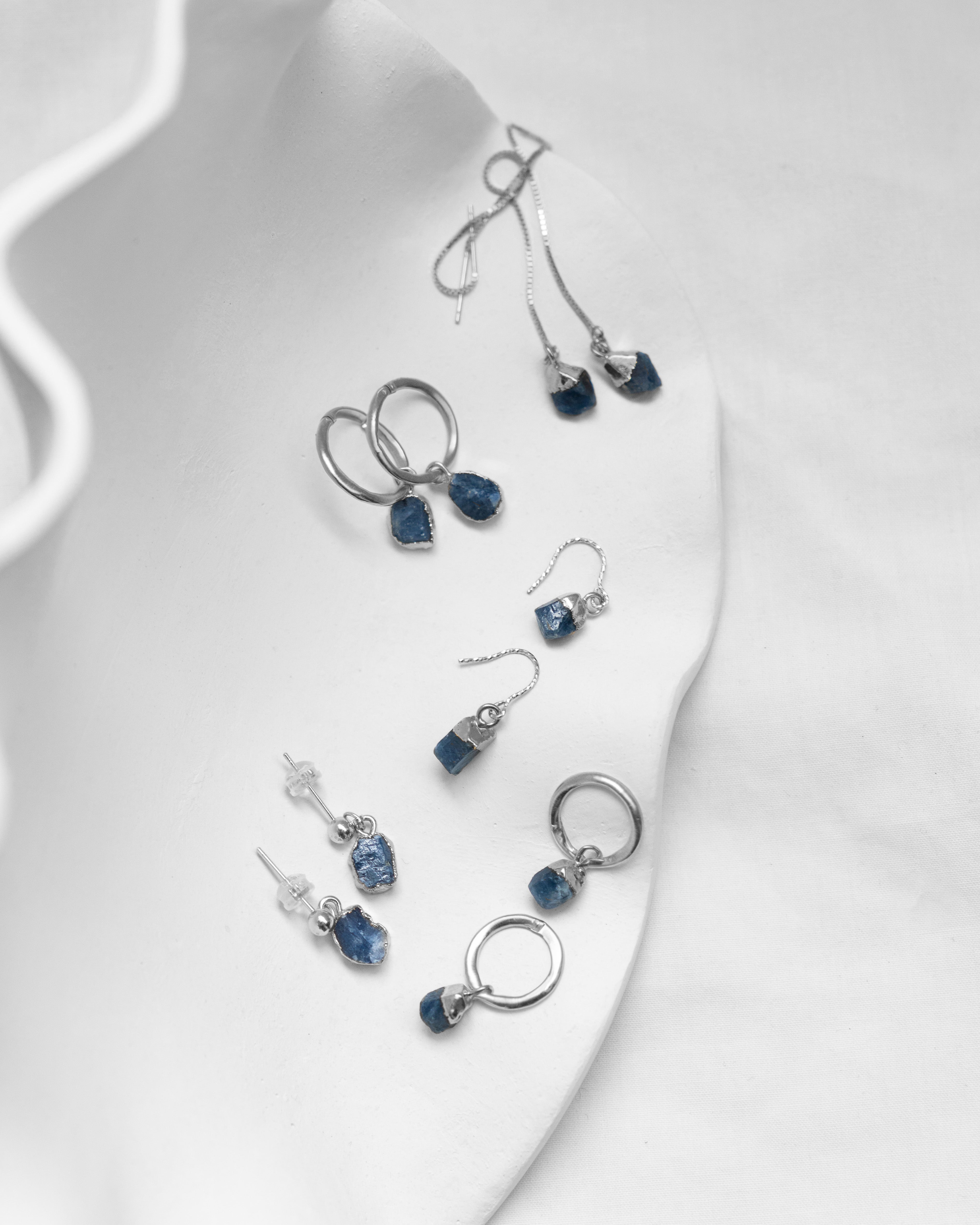 September | Sapphire Birthstone Earrings