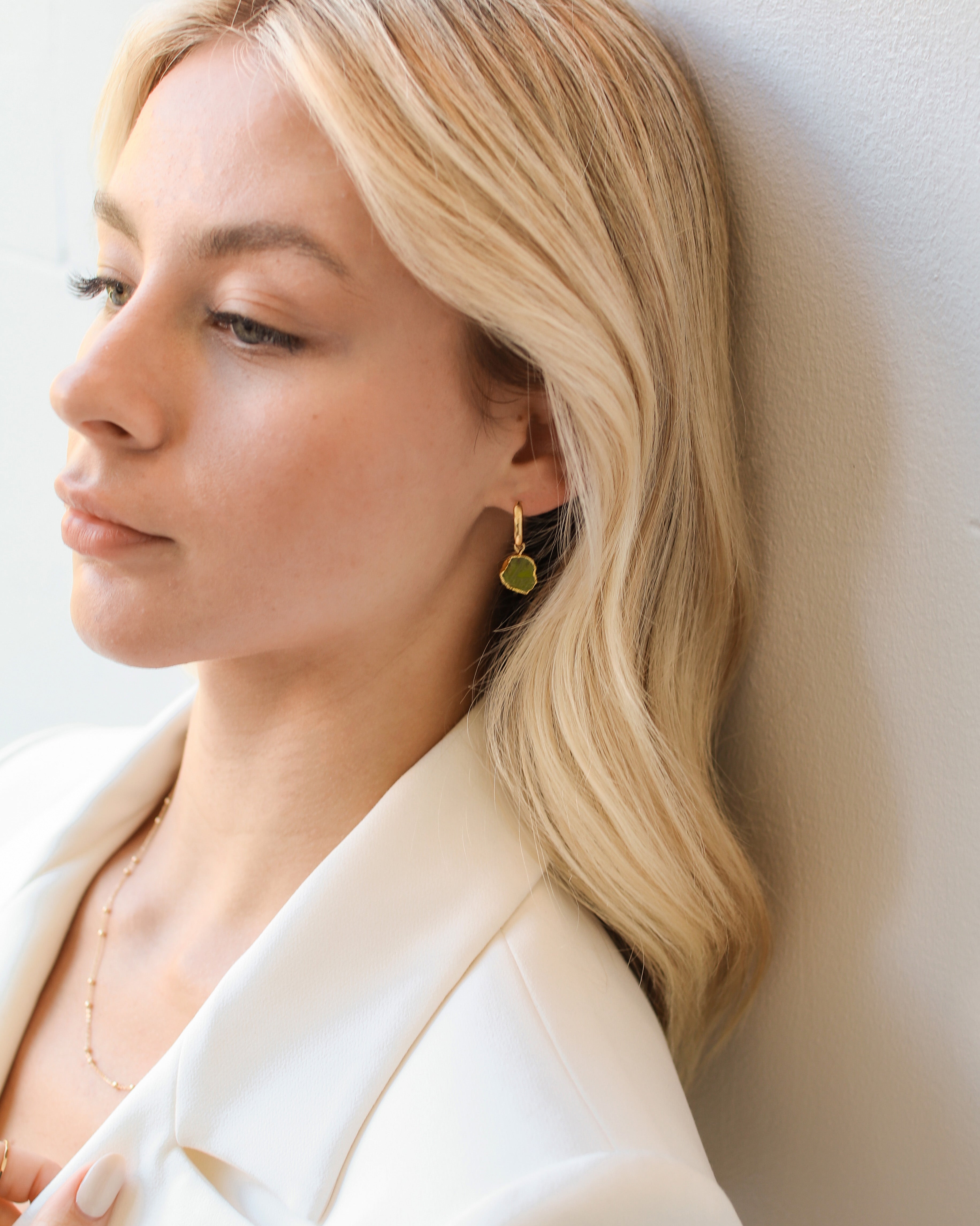 August | Peridot Birthstone Birthstone Earrings