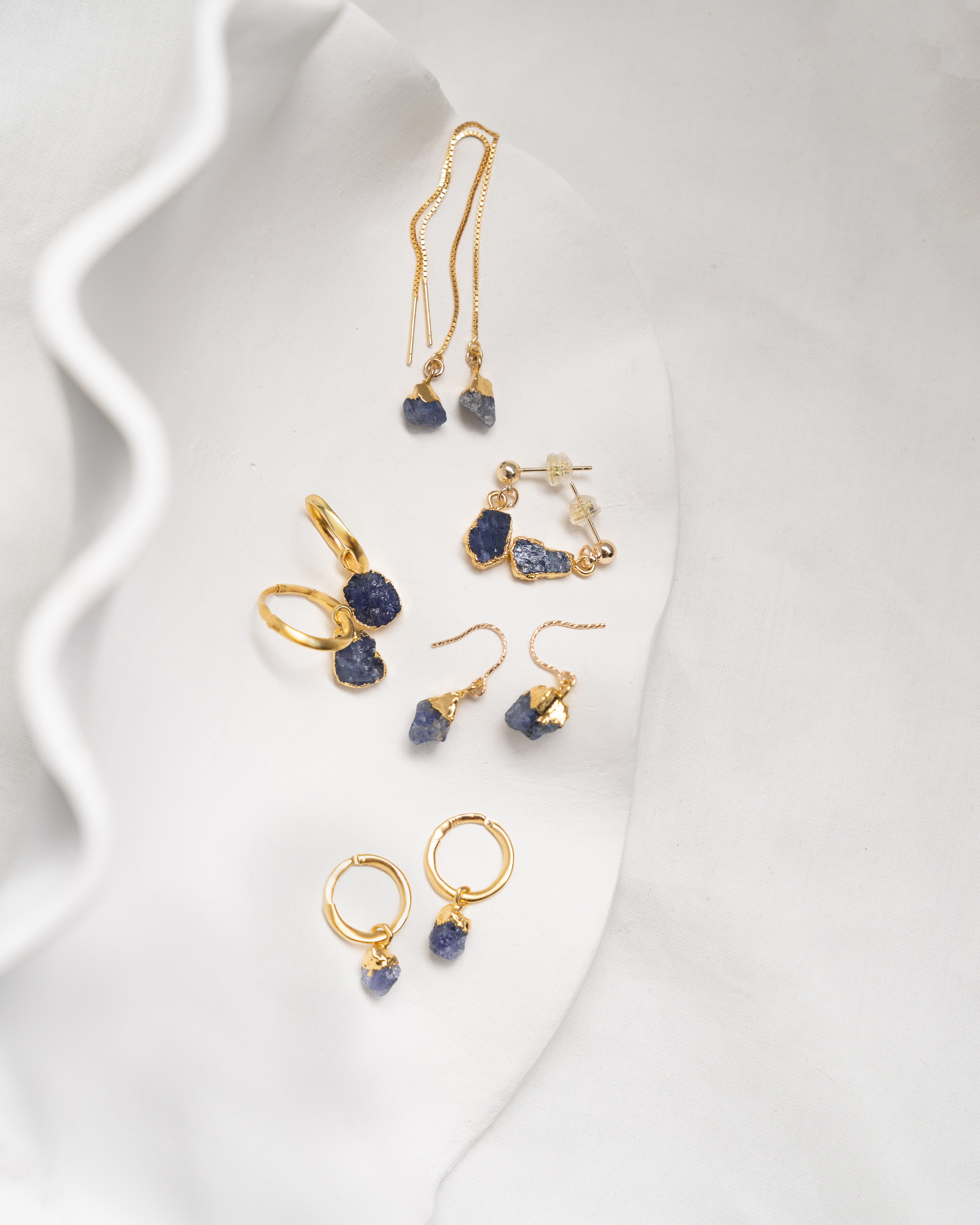 December | Tanzanite Birthstone Earrings