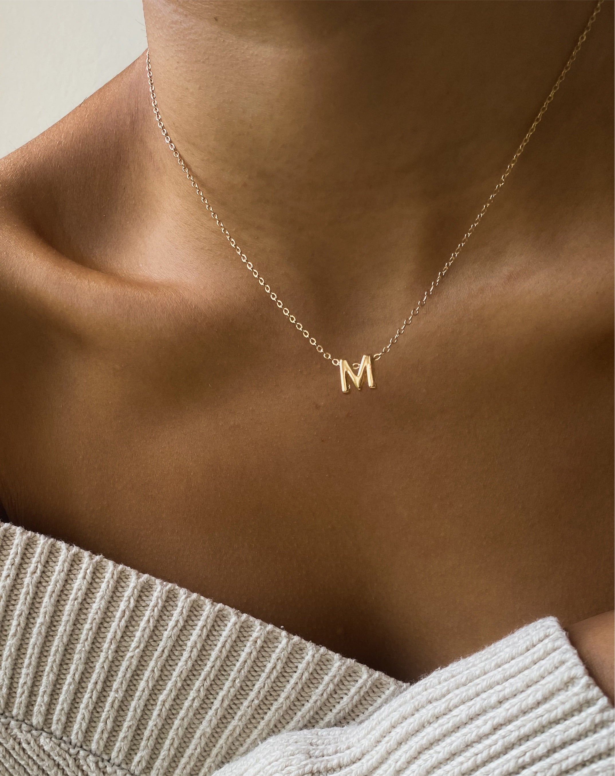 M - Alphabet Necklace