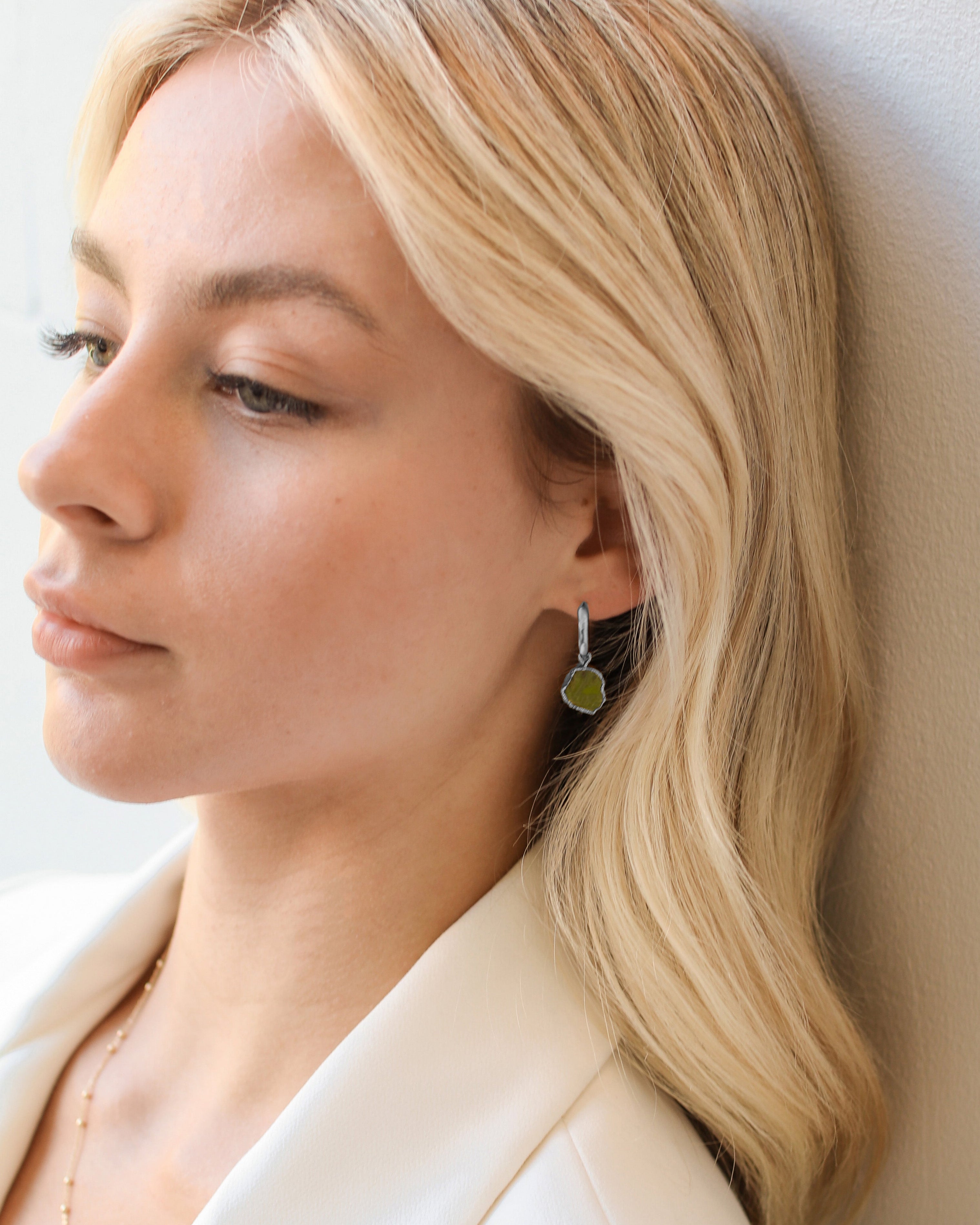 August | Peridot Birthstone Birthstone Earrings