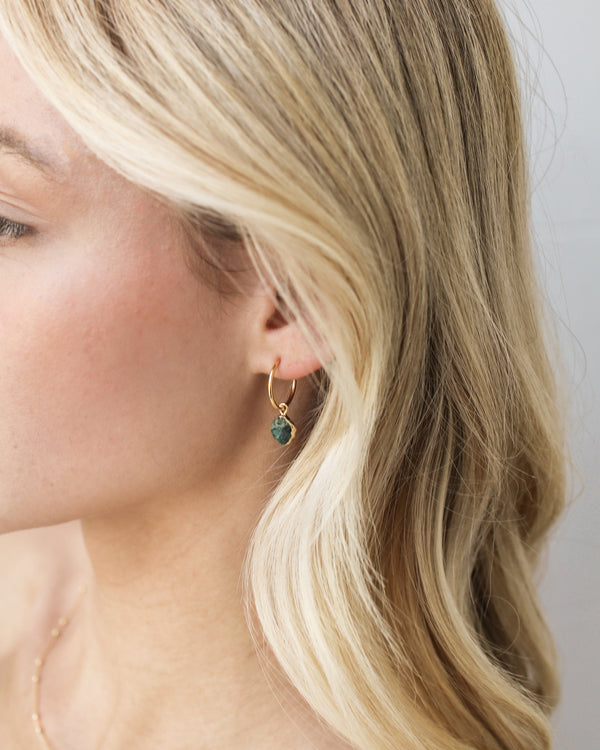 May | Emerald Earrings