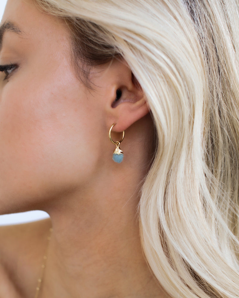 March | Aquamarine Earrings
