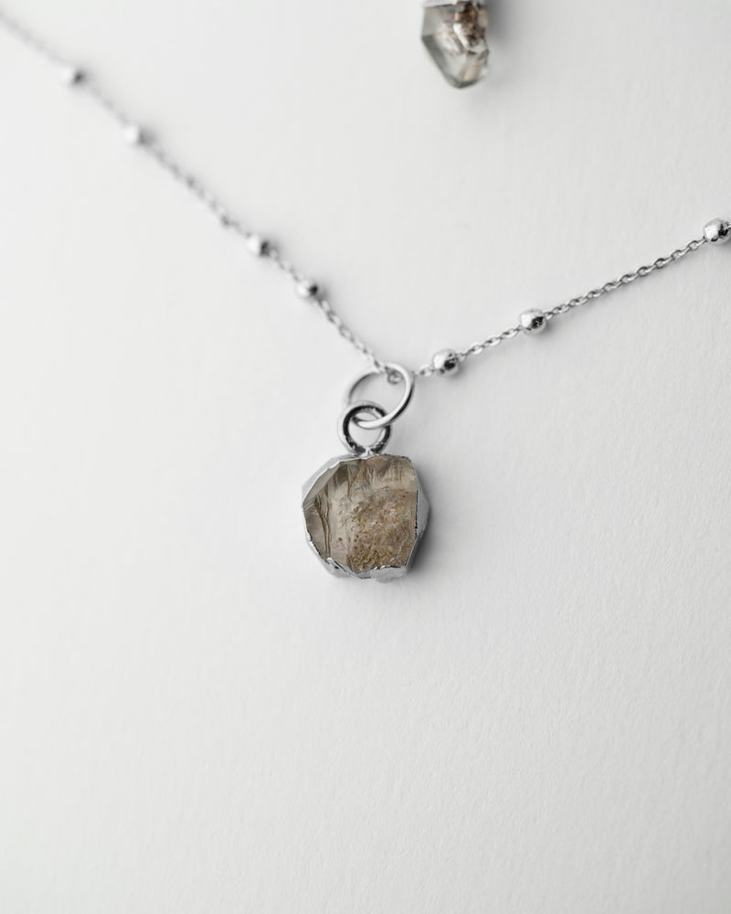 April | Herkimer Diamond Necklace
