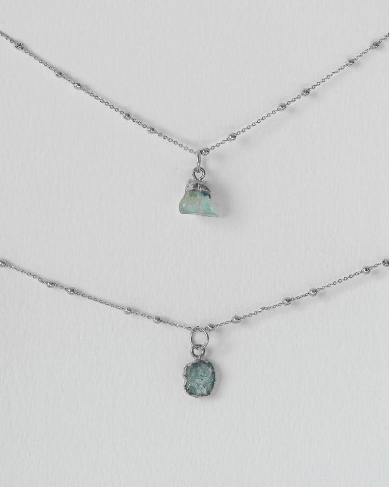 March | Aquamarine Necklace