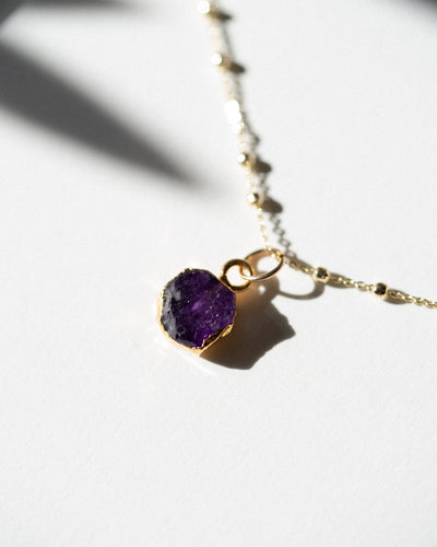 Amethyst Necklace | February Birthstone