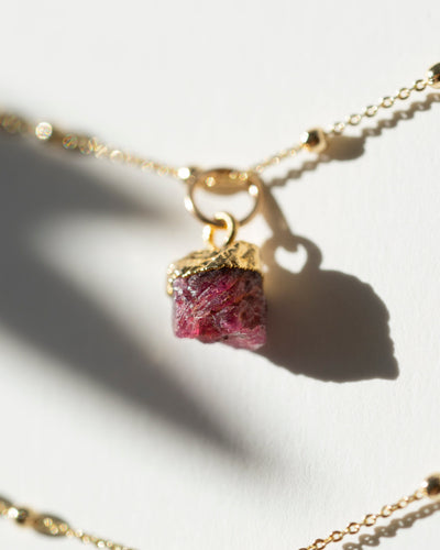 Ruby Necklace | July Birthstone
