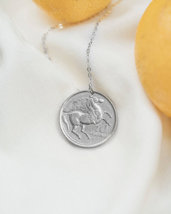 Greece | Pegasus Coin Necklace