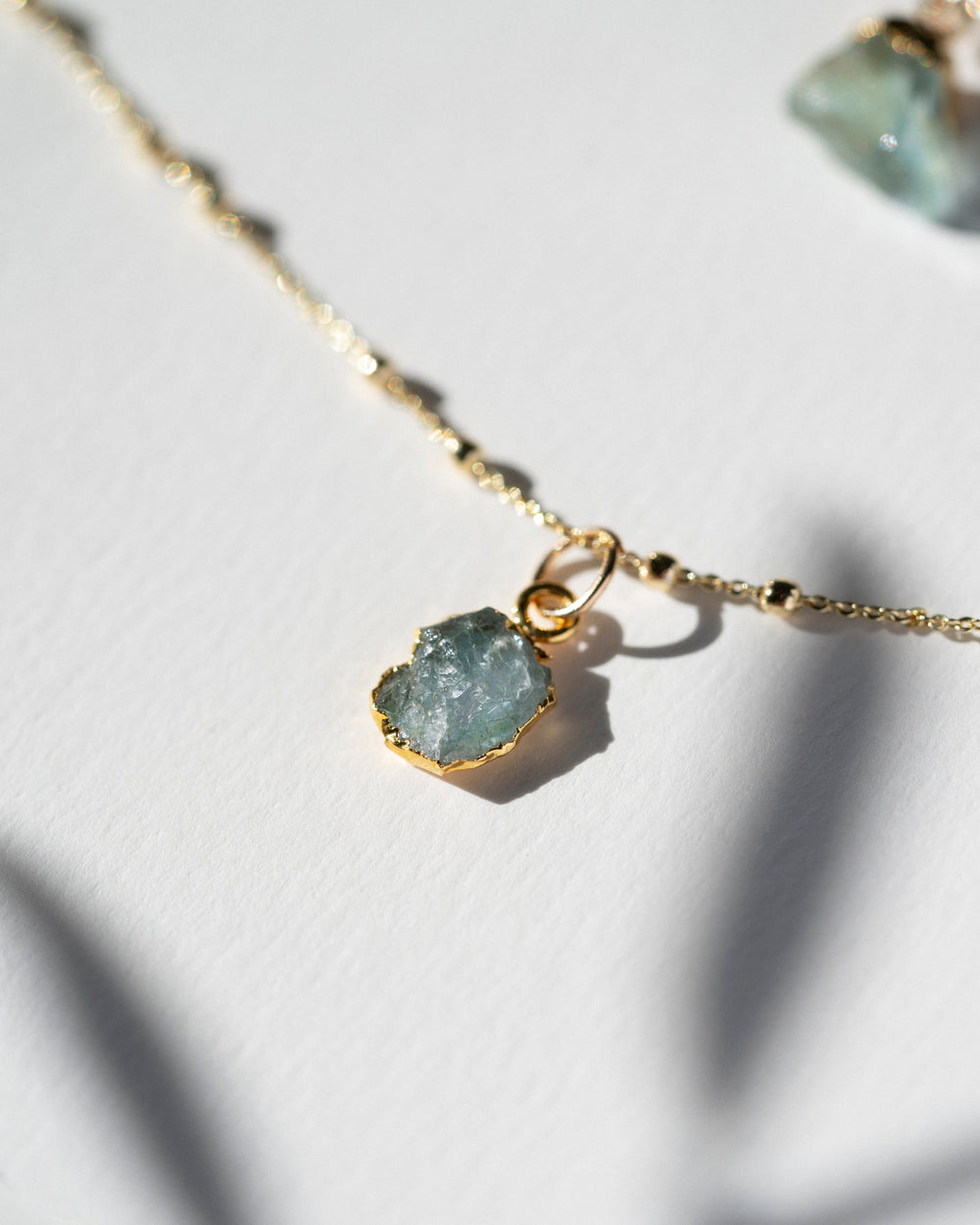 Aquamarine Necklace | March Birthstone