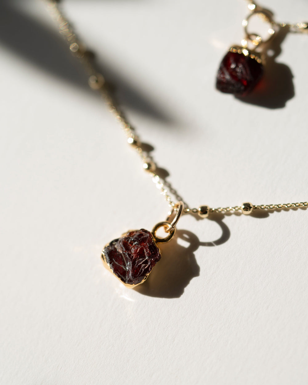 Garnet Necklace | January Birthstone