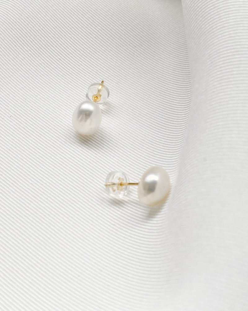 Mini Irregular Pearl Studs