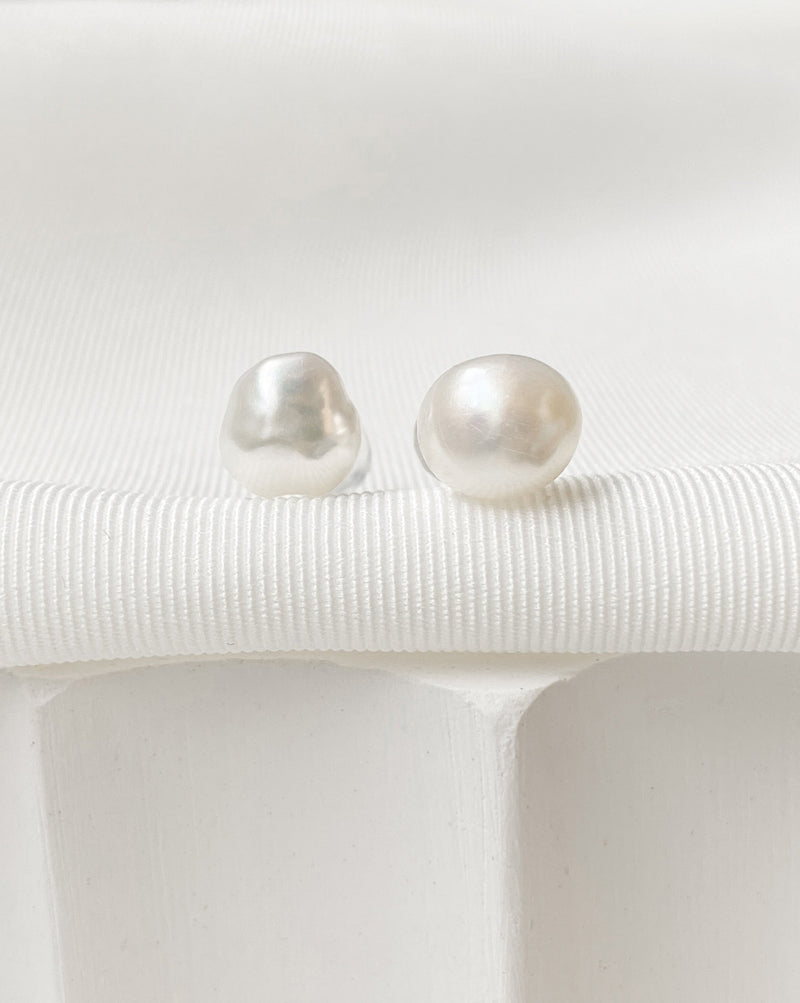 Mini Irregular Pearl Studs