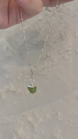 August | Peridot Necklace