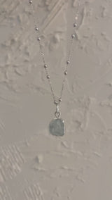 March | Aquamarine Necklace
