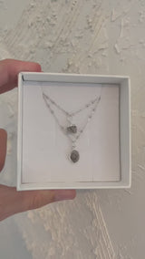 April | Herkimer Diamond Necklace