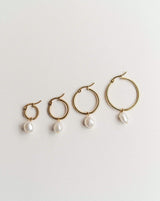 Elisse Pearl Hoops